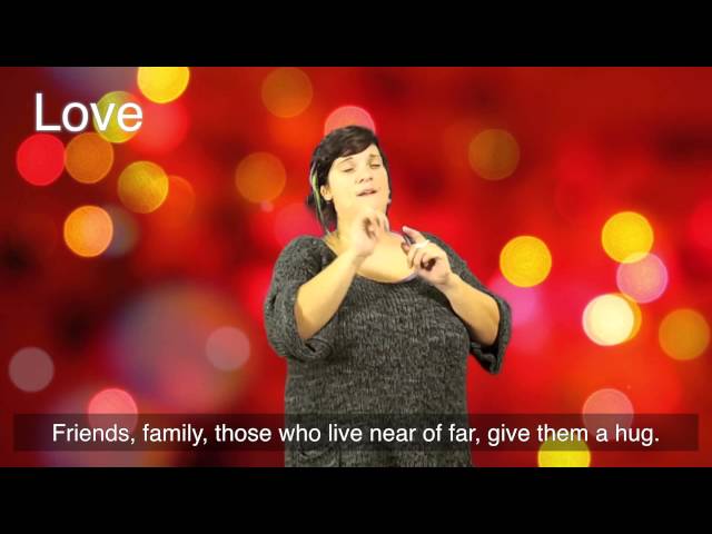 Love - Exeter Deaf Academy #BSLadvent