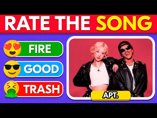 RATE THE SONG 🎵 The Hottest Hits of 2024 | Songs Tier List Challenge | Music Quiz