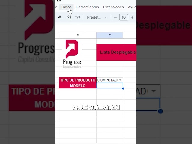 Cómo Crear Listas Desplegables Dinámicas en Google Sheets: Varían Según la Categoría Seleccionada