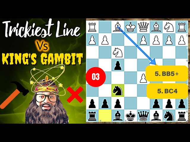 Trickiest line against King's Gambit - 3 (Bb5+ & Bc4)