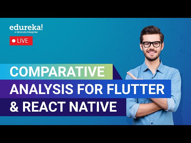 Comparative Analysis for Flutter and React Native | React native vs Flutter | Flutter Edureka Live