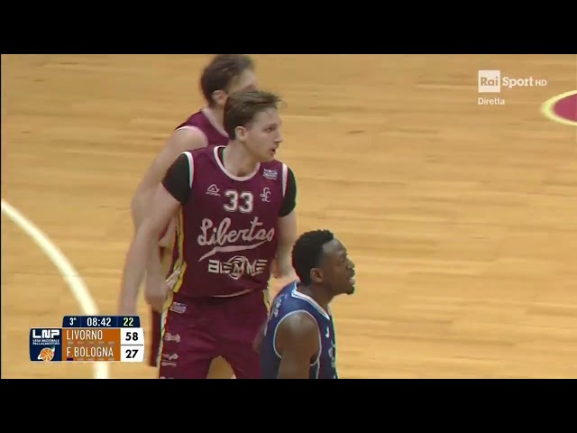 TIBY'S IMPOSSIBLE BASKET | Libertas Livorno - Fortitudo Bologna | Serie A2 2025/26 | March 6, 2026