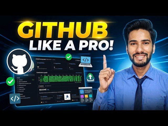 GitHub Complete Guide for Beginners | Setup Profile Like a Pro
