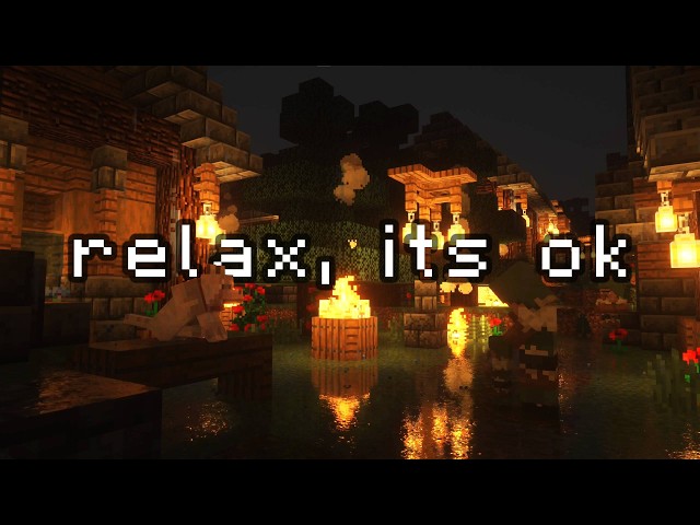 maybe here i'll feel better... (minecraft music w/ heavy rain)