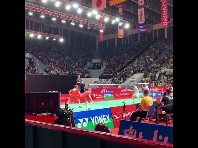 NICE CAMERA ANGLE BADMINTON HIGHLIGHTS