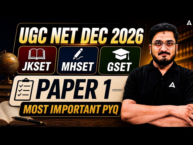 UGC NET, JKSET, MH SET, GSET Paper 1 | UGC NET Paper 1 Most Important Questions By Masroor Sir