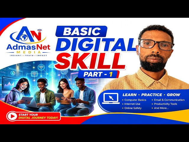 Basic Digital Skills Part 1 | Computer Basics for Beginners | Digital Skills Training