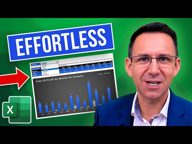 Excel Chart Revolution: One Formula, Zero Macros – Effortless Dropdown Switching!
