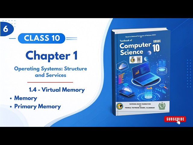 Class 10 Computer | Chapter 1 - topic 1.4 Memory, RAM & Virtual Memory