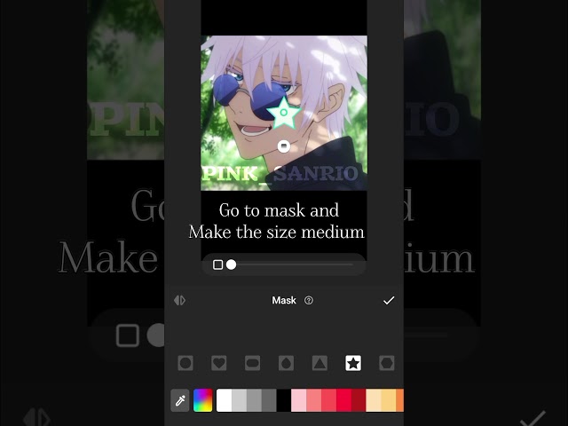 Inshot star transition tutorial ✨️ #inshot #animetutorial