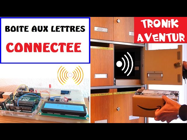 TRONIK AVENTUR 369 - BOITE AUX LETTRES CONNECTEE - KIT DIY ALARME OUVERTURE BAL 📬📦