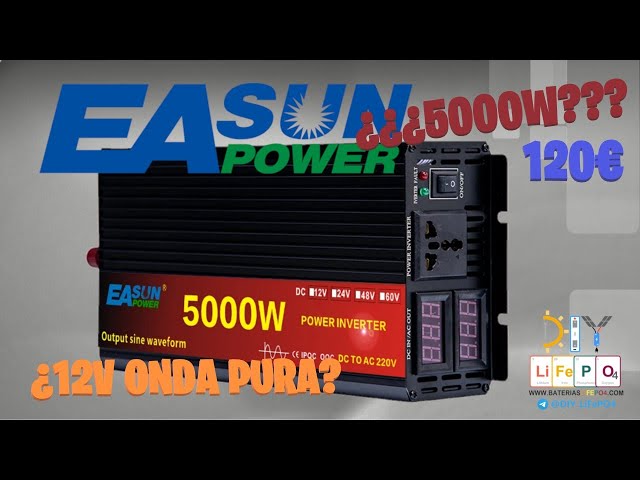 Easun 5000W Pure Sine Wave CHINESE Inverter: Truth or Hype?- REVIEW 🚍DIY ElectroCamper🚤