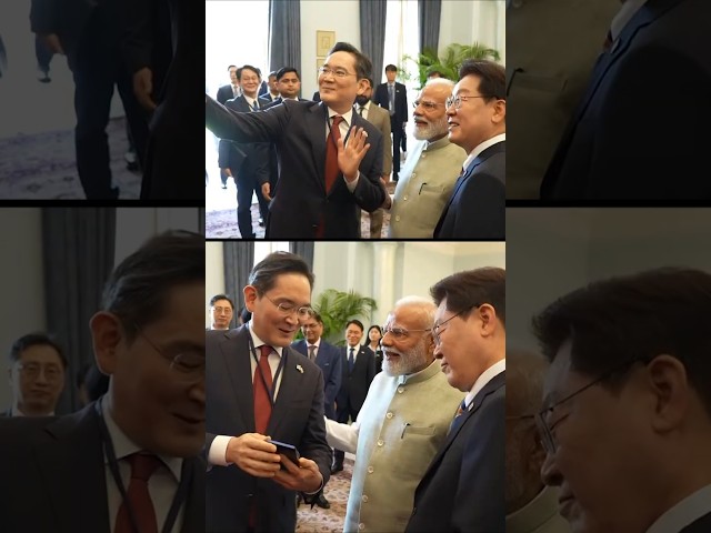 PM Modi, President Lee Jae Myung attend India-Korea Business Leaders Dialogue | #shorts