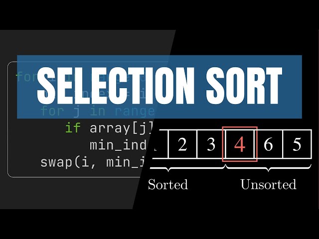 Selection Sort Algorithm