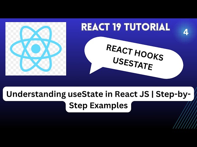 React useState Hook Tutorial for Beginners | Easy Examples Explained | React.Js Tutorial Part -4