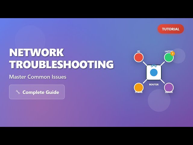 Network Troubleshooting for Beginners: Fix Common Network Issues FAST!