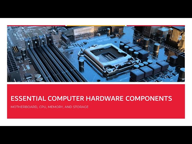 Understanding Computer Hardware Components | Computer Engineering Fundamentals