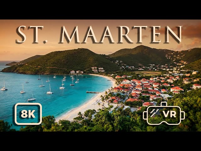 Caribbean Paradise in 8K 3D: St. Maarten / St. Martin VR 180 Tour