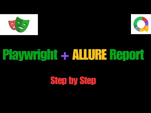 Playwright with Allure Report Step by Step | Reporting in Test Automation