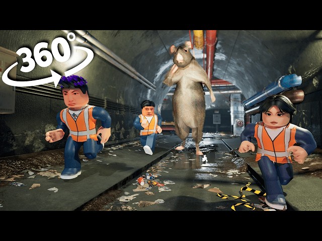 360° Roblox: The Rat Dance Underground | VR 4k