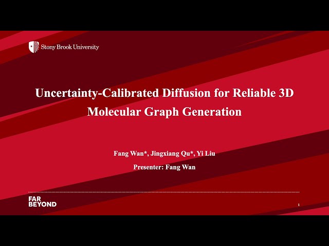 KDD 2026 - Uncertainty-Calibrated Diffusion for Reliable 3D Molecular Graph Generation