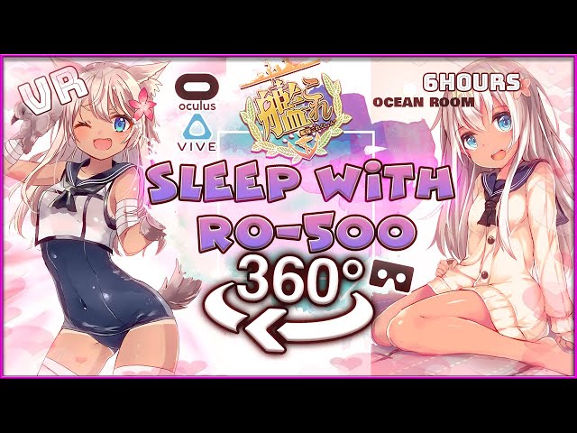 6hours VR Sleep with RO500/VR relaxing,Ocean sound,4K VR360