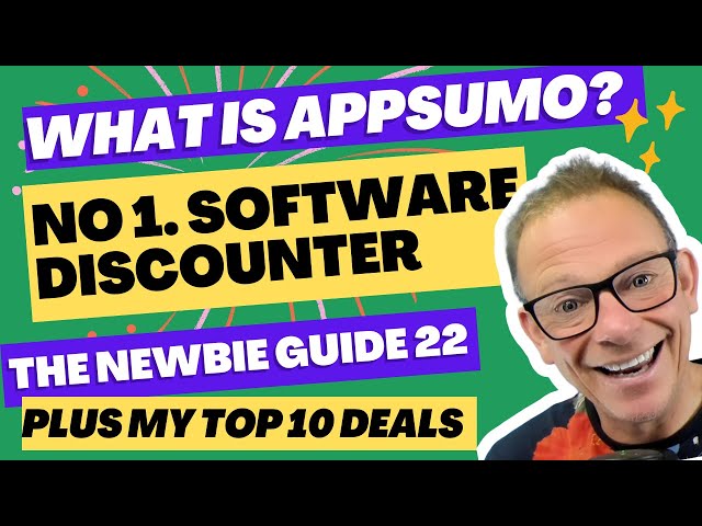 Software Deals: AppSumo the Number 1 Software Discounter! Newbie Guide and Top Deals