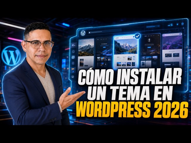 Cómo Instalar un Tema en WordPress 2026 | Paso a Paso para Principiantes
