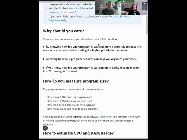 1.5 How big is my calculation? Measuring your needs - HPC/SciComp Kickstart summer 2023
