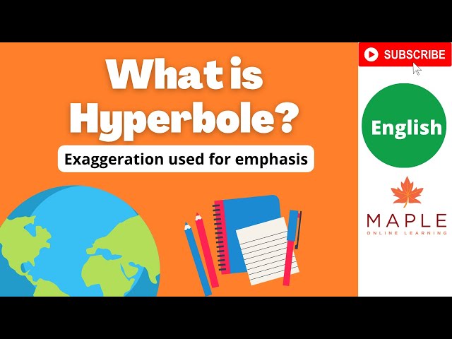 What is Hyperbole? ► Writing Technique with exaggeration
