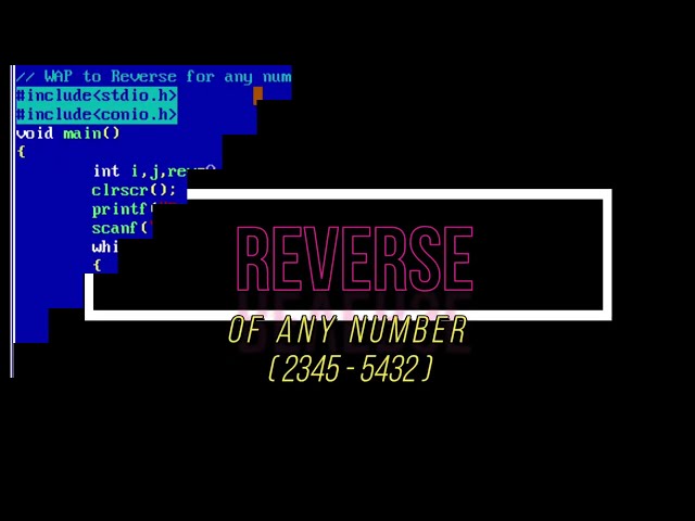 #Reverse Calculate of Any Number || REVERSE###
