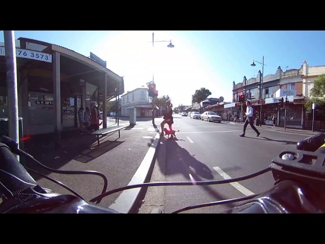 360 degree 4k Melbourne peak hour commute bike-fest.