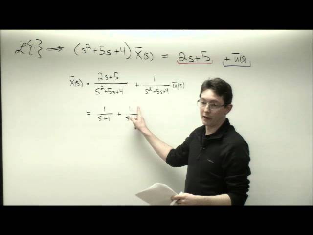 ME565 Lecture 23: Laplace Transform and ODEs with Forcing and Transfer Functions