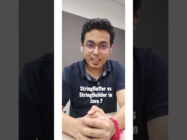 StringBuffer vs StringBuilder in Java?  #javainterview #prepration