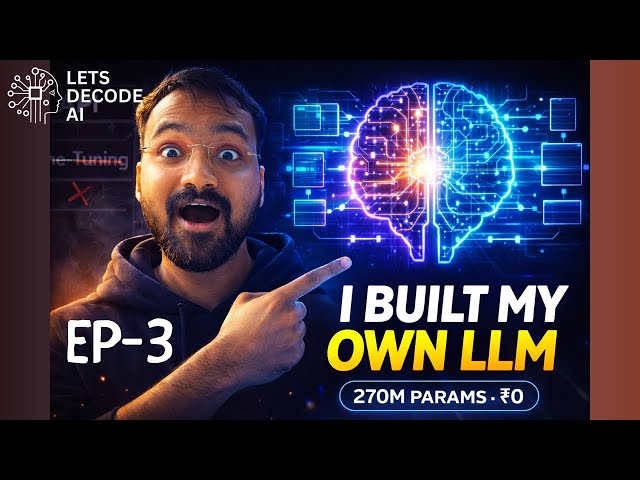 Build Your Own LLM: How to Feed Data to a Language Model (Hindi) | EP 3 - LLM From Scratch