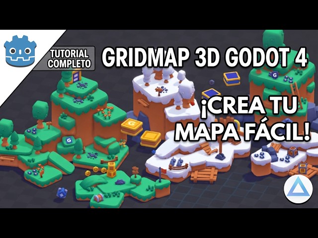 Create 3D levels in MINUTES with Godot | GridMap🎮