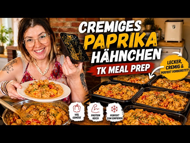 Creamy Paprika Chicken || Freezer Meal Prep