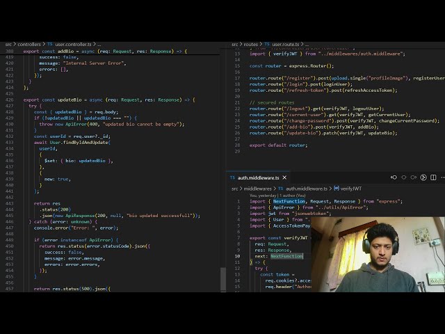 🔴 Day 6 of Building A Fullstack Social Media Application With MERN stack using Typescript