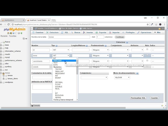 PhpMyAdmin tutorial 2021