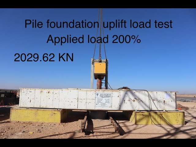 Foundation test (Uplift load test) for FT-2 type of tower ( Video 2/5)