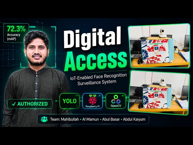 DigitalAccess: IoT-Enabled Face Recognition Security System | Raspberry Pi + YOLO |