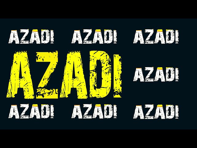 Azadi - Gully boy | Divine | Lyrics | Motion graphic | Typography | After effects | By - Avinash