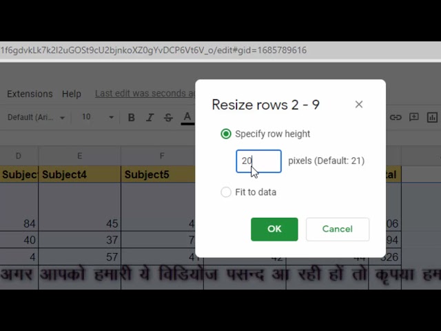 How to resize row and columns on single click in Google sheet@COMPUTEREXCELSOLUTION