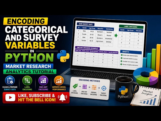 Encoding Categorical and Survey Variables in Python | Market Research Analytics Tutorial