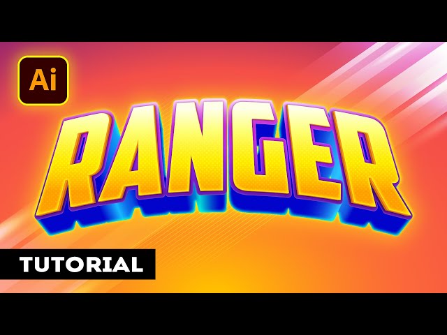 Power of Appearance Panel - Mastering 3D Text Effect in Illustrator