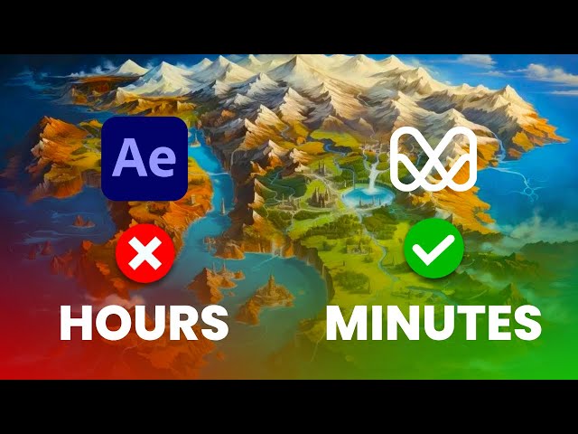 How to make a 3D TRAVEL ROUTE MAP Animation