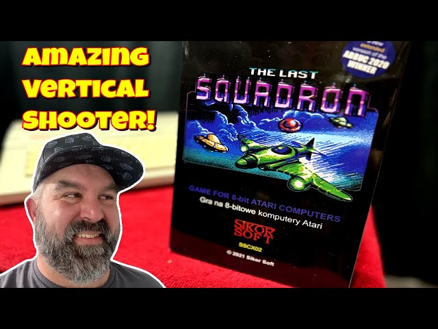 Atari 8-bit Computer's Vertical Shooter: The Last Squadron Unleashed!