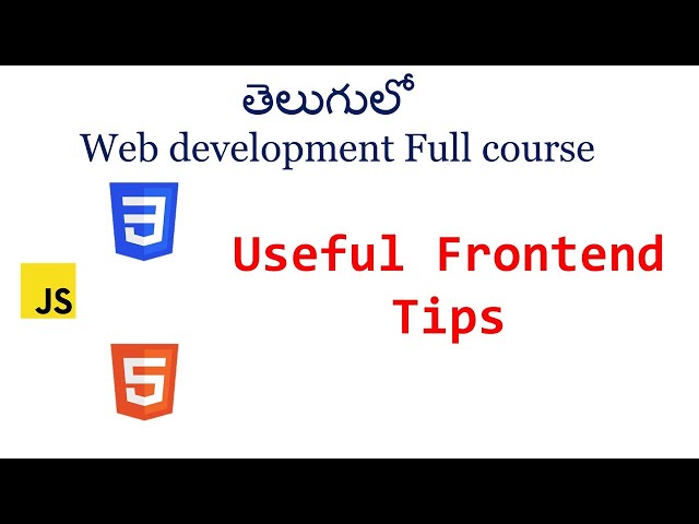 HTML CSS Tips  | Front end tips | JavaScript tips for beginners| CSS tips| Html tips for beginners