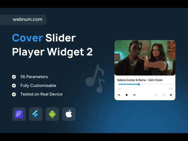 FlutterFlow Audio Player Widget 🎵 Cover + Slider + Controls 🎶#flutterflow #audioplayer