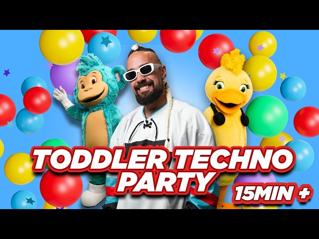Toddler Techno Party 🎉 | Non-Stop Dance Mix for Kids